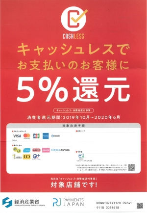 本日スタート！「キャッシュレス決済消費者還元事業」　今日明日琴平で「氏子祭」