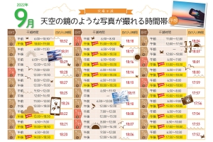 「父母ヶ浜」絶景カレンダー（9月）　　※香川県の県民割「新うどん県泊まってかがわ割」予約受付中！